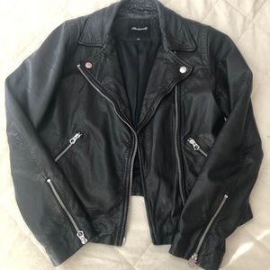 Madewell Washed Leather Motorcycle Jacket